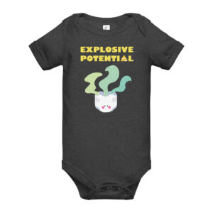 Explosive Potential short sleeve onesie - Image 2