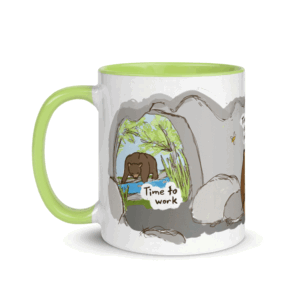 Time to Work / Time to Play / Time to Rest 11oz mug - Image 3