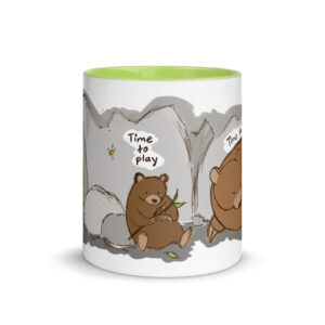 Time to Rest - Time to Play - Time to Work mug by Pencil Nub Design