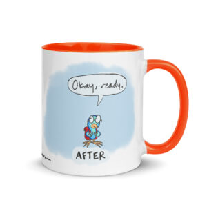 Getting Ready - Before and After 11oz mug - Image 4